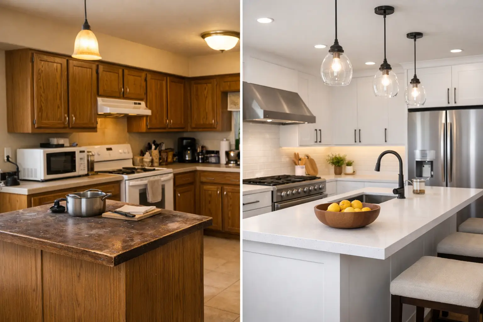 Kitchen Remodel Before and After Results